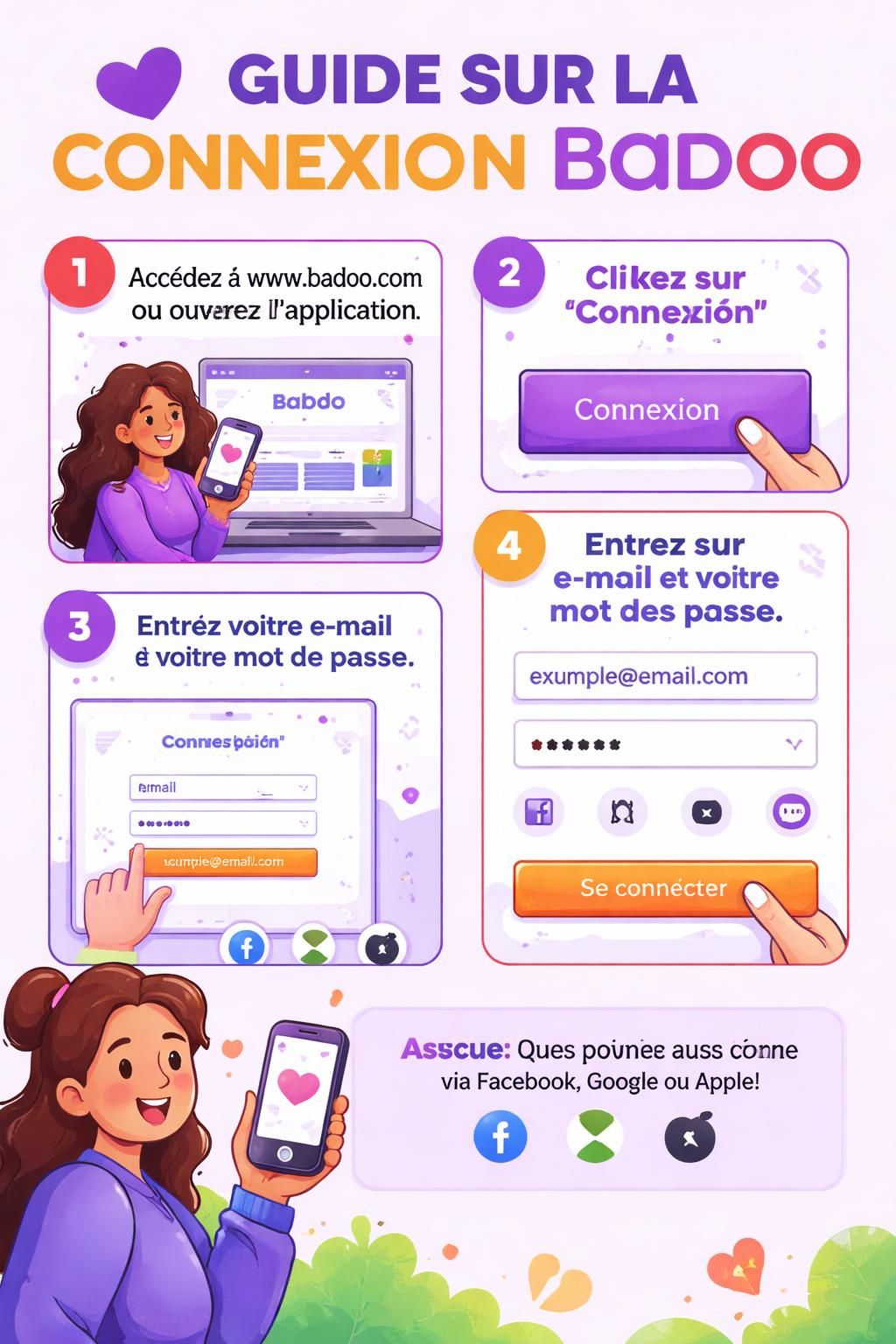 découvrez notre guide complet pour vous connecter facilement à votre compte badoo et profiter pleinement de la plateforme de rencontre.