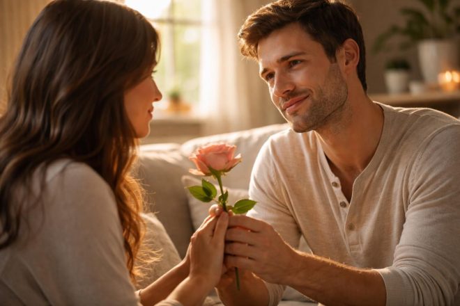 découvrez les signes subtils et les gestes qui montrent qu'un homme vous aime sans jamais dire 'je t’aime'. apprenez à reconnaître son amour au-delà des mots.